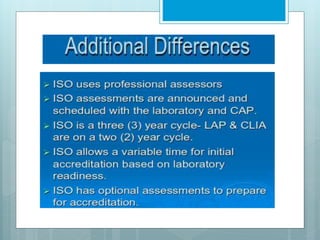 ISO 15189 MEDICAL LABORTORIES  REQUIRMENTS  FOR QUALITY AND  COMPETENCE