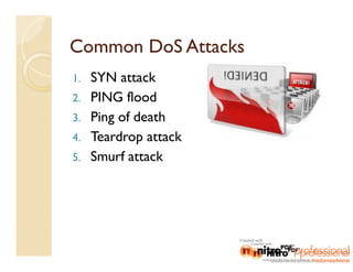 Different types of attacks