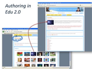 Authoring in Edu 2.0