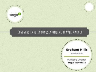 Insights into the online travel market in Indonesia
