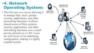 Operating System-Types-Examples-Advantages & disadvantages | PPTX