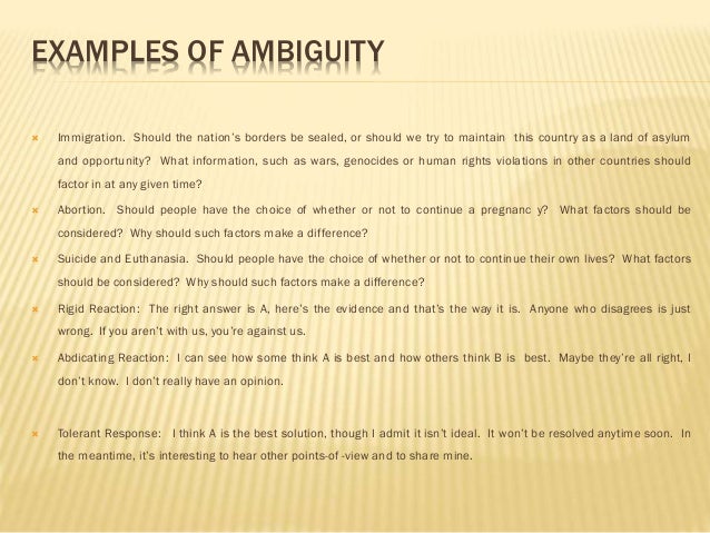 Ambiguity in language image