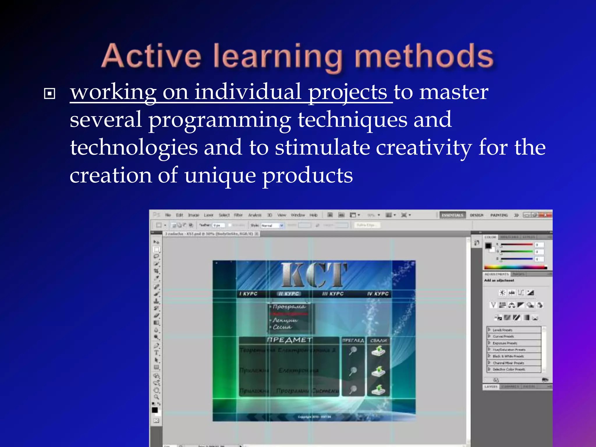 Nfomediacan create and share his/her own personal learning web site