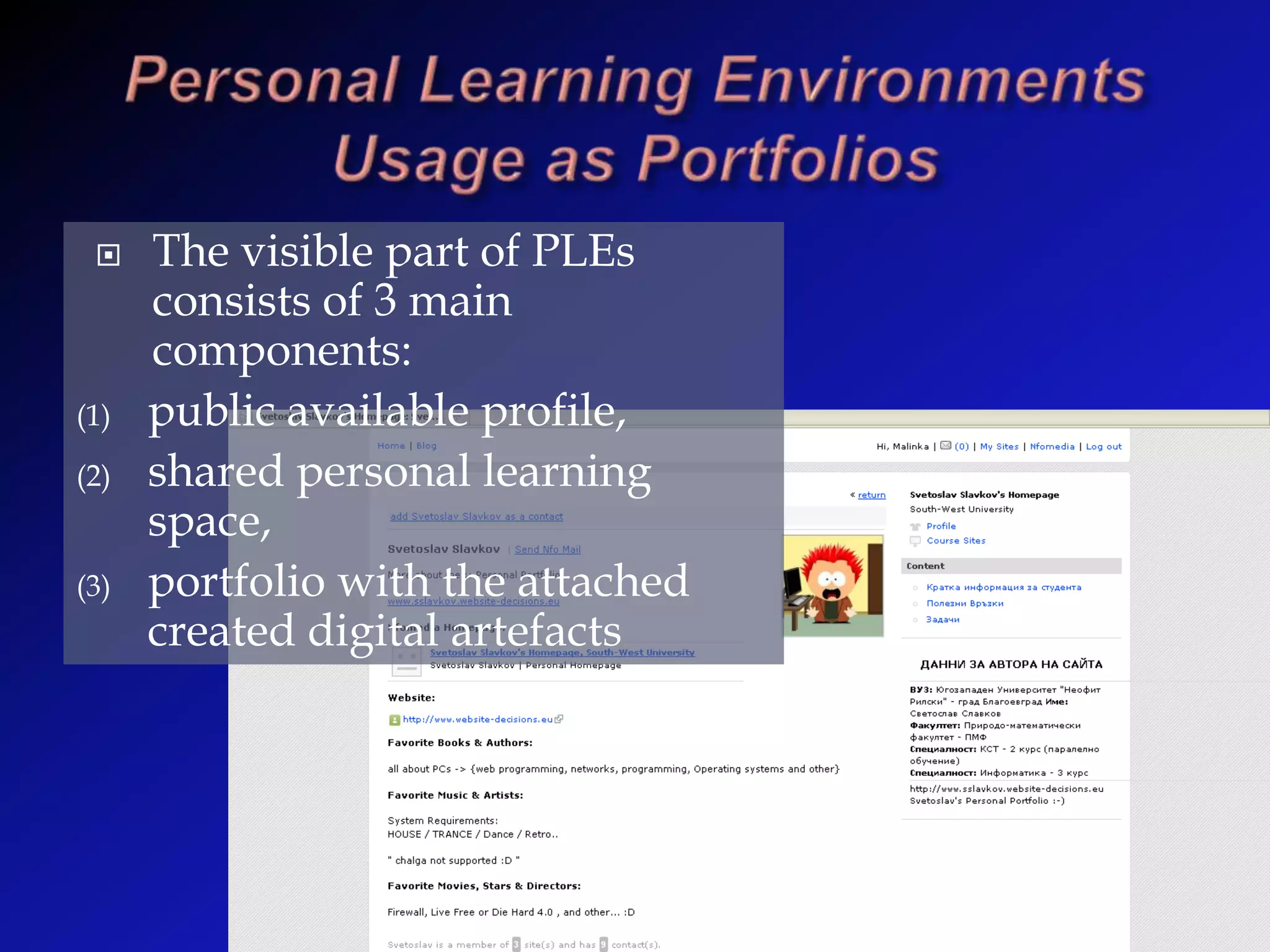 Project-Based Learning(5) The process of the actual investigation : how the tasks can be completed that require higher-level and critical thinking skills, such as analysis, synthesis and evaluation of information; (6) Guidance is provided when students need it (through student-educator interactions, peer counselling, guiding, project templates, etc.); (7) Assessment of the students’ knowledge and competences as a result of the project work