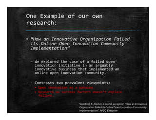 The Theory, Science and Technology of Innovation: The Good, the Bad and ...