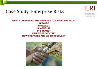 Risk management: Principles, methodologies and techniques