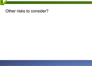 Risk management: Principles, methodologies and techniques