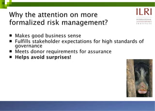 Risk management: Principles, methodologies and techniques