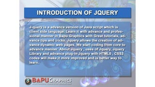J-Query Course Presentation