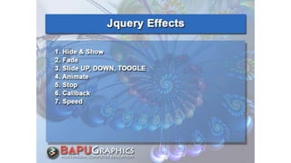 J-Query Course Presentation