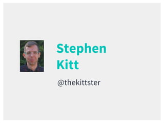 Stephen
Kitt
@thekittster
 