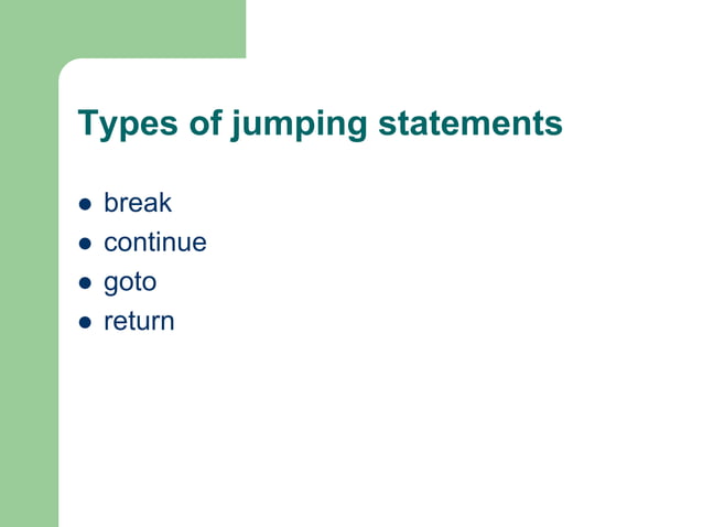 presentation_jumping_statements_.ppt | Programming Languages | Computing