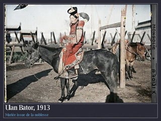 Ulan Bator, 1913 Mariée issue de la noblesse 