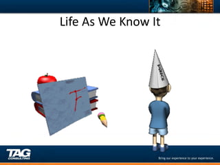 Life	
  As	
  We	
  Know	
  It	
  

School	
  -­‐	
  Grades	
  
 