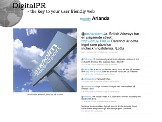 DigitalPR- the key to your user friendly webVarförsocialamedier?