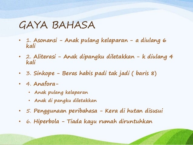 Komsas Pantun Empat Kerat Jenaka Dan Sindiran Dan Seloka Emak Si R