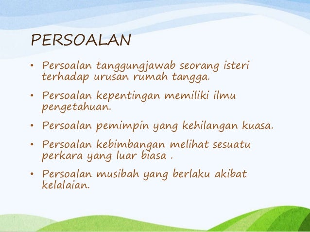 Komsas Pantun Empat Kerat Jenaka Dan Sindiran Dan Seloka Emak Si R