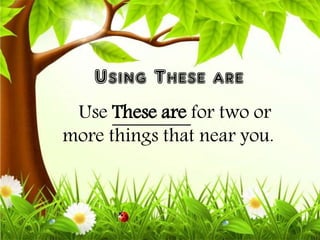 Using THIS IS Using THAT IS Using These are and Those are | PPTX