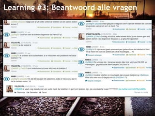 Learning #3: Beantwoord alle vragen 
 