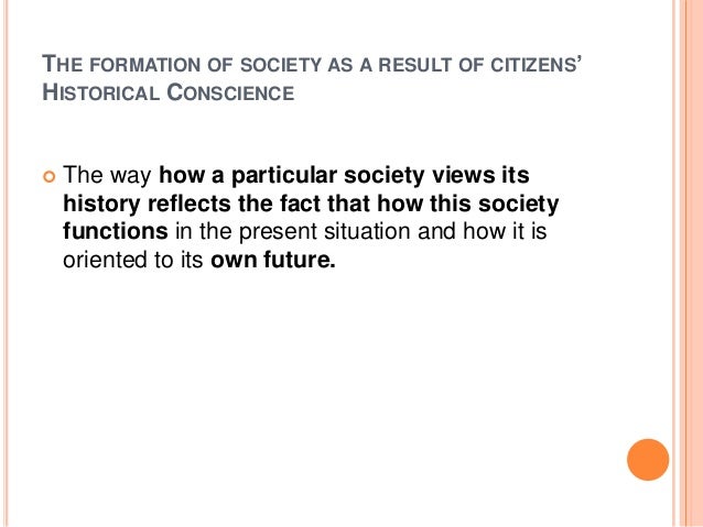 The Importance Of Historical Conscience For A Creative Return To The
