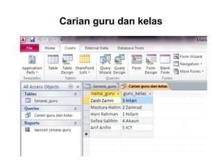 Carian guru dan kelas
 