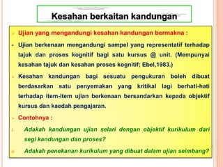 Iamemerlukan min ujian, varianujiandanbilangan item ujianuntukmenghitungnilai KR21.