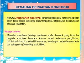 Semuaujian yang sahadalahbolehdipercayai. Ujian yang tidakbolehdipercayaiadalahtidaksah. 