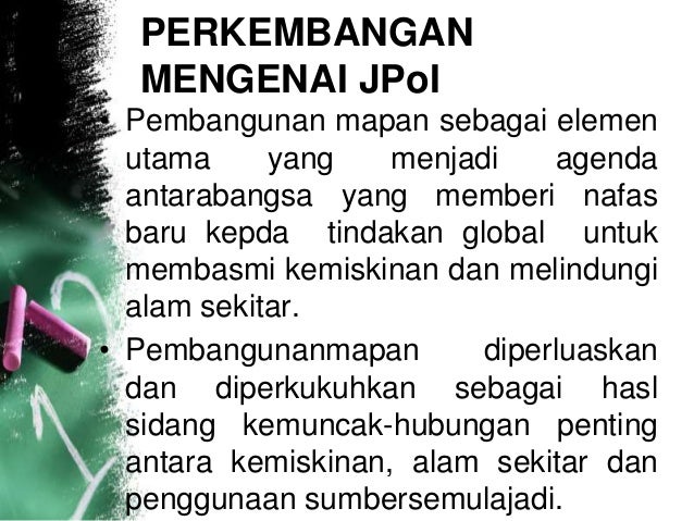 Presentation Mengenai Johannesburg Plan Of Implementation