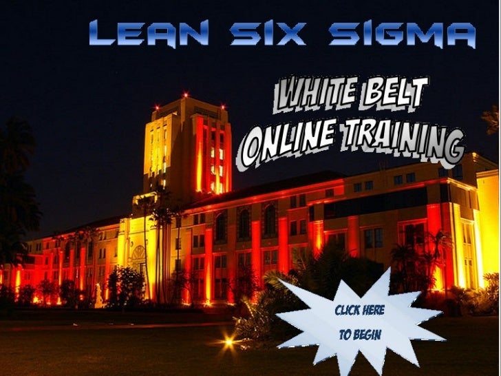 lean six sigma online training