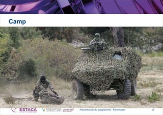 Camp
Présentation du programme - Partenaires 15
 