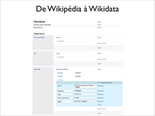 De Wikipédia à Wikidata
 