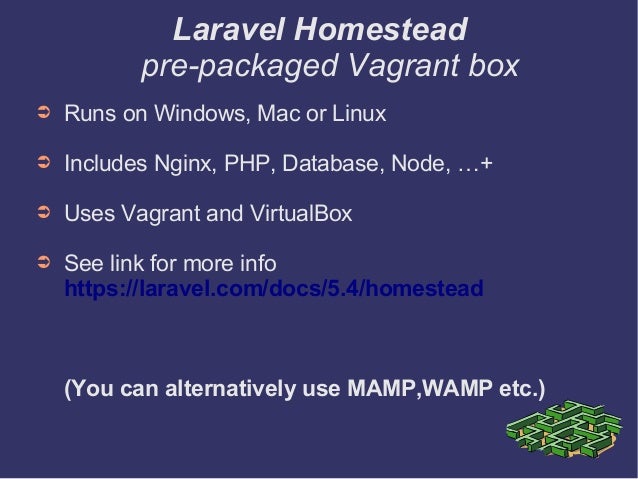 Presentation laravel 5 4