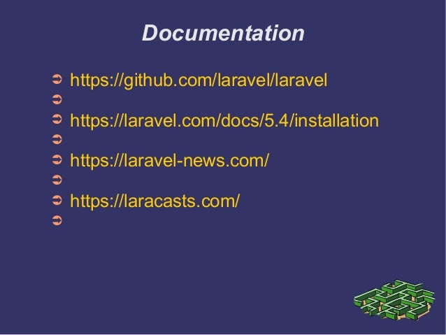 Presentation laravel 5 4