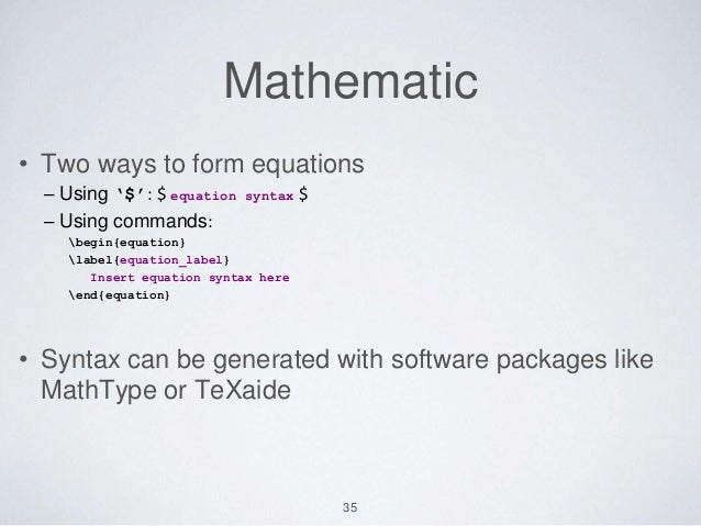 Introduction Latex