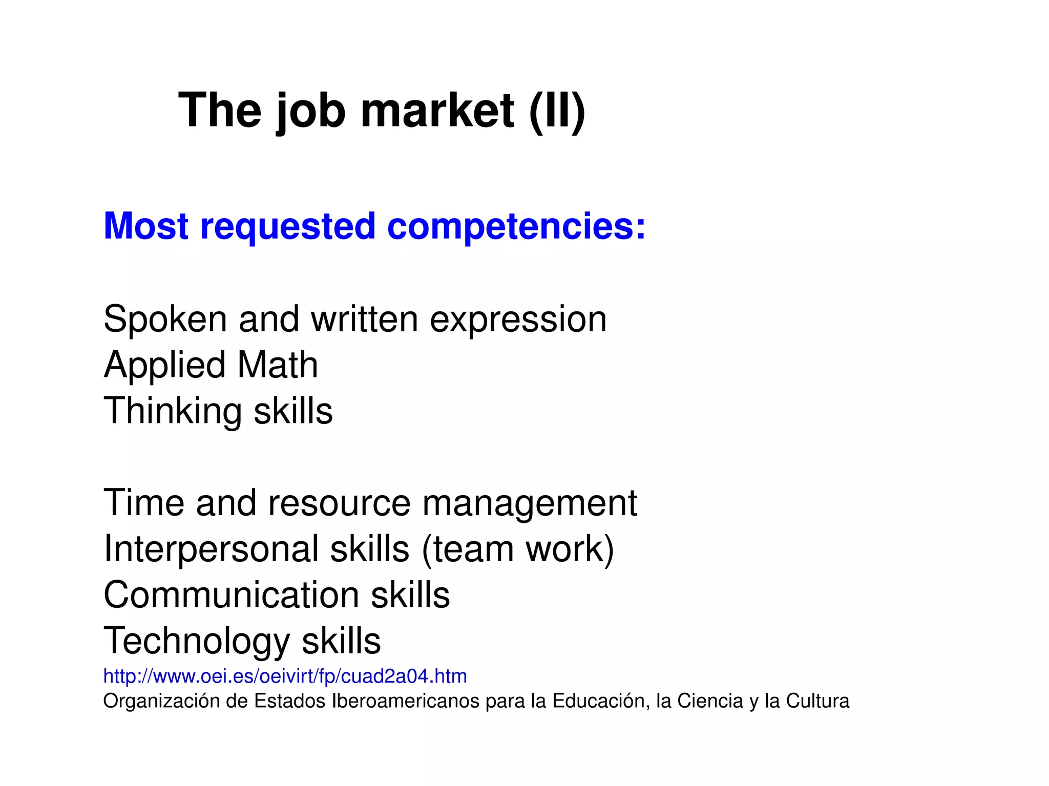 Using language, symbols and texts 