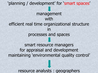 Application of Modern Geographical Tools & Techniques in Planning and ...