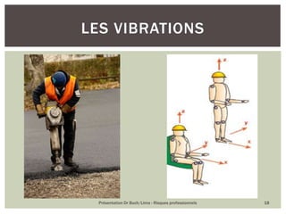 Présentation Dr Buch/Lima - Risques professionnels 18
LES VIBRATIONS
 
