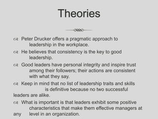 Presentation leadership