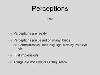 Presentation leadership