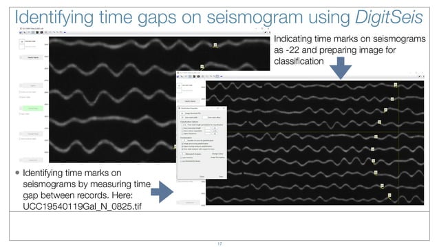 Vectorising analog seismograms by techniques of machine learning for ...