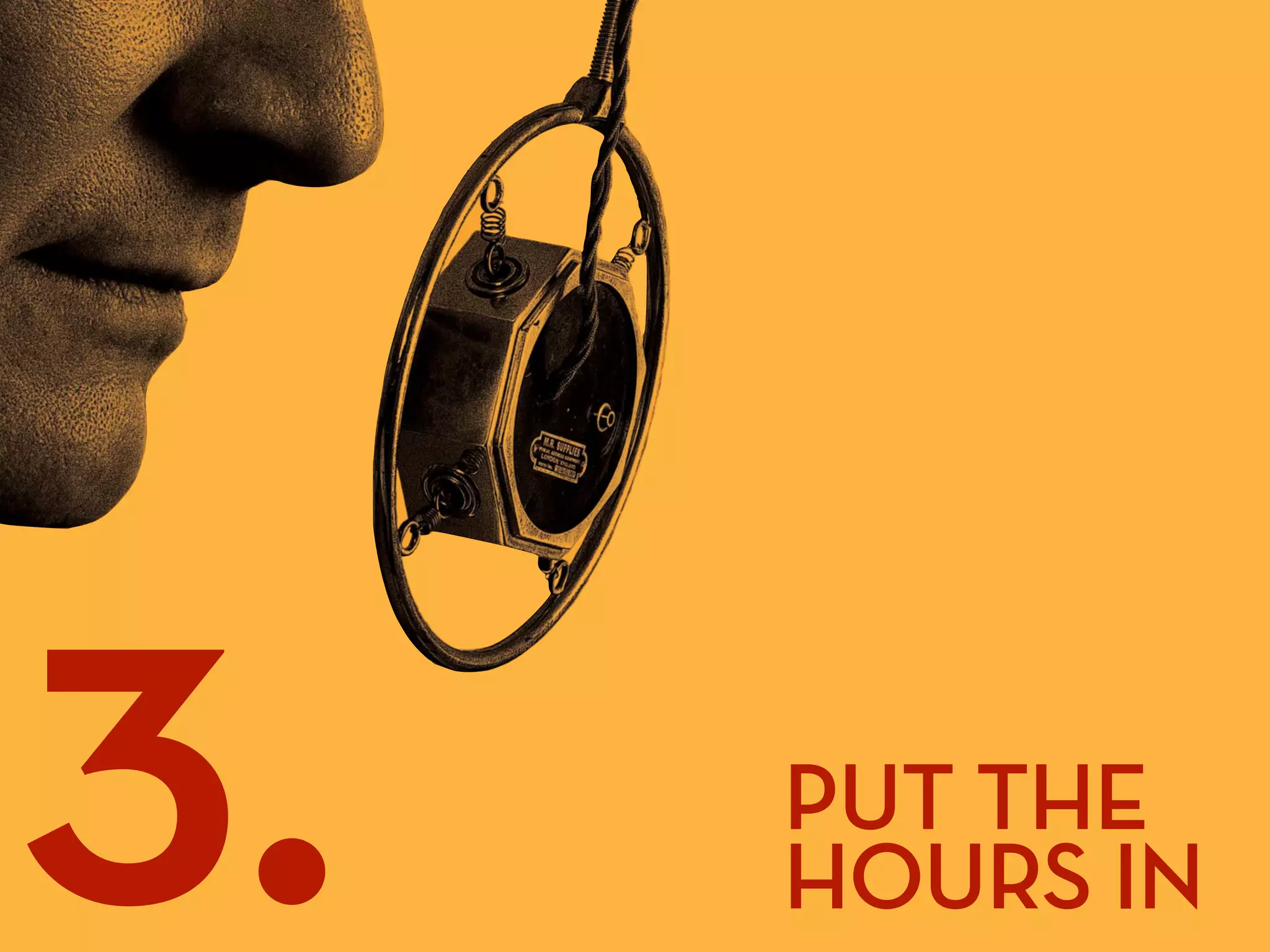 3.   PUT THE
     HOURS IN
 