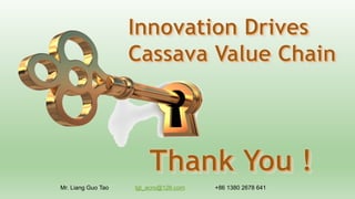 Follow up the increasing of cassava supply in China