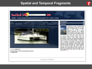 Spatial and Temporal Fragments
 