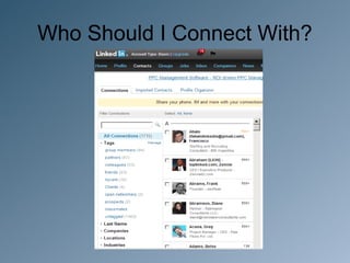 Who Should I Connect With?
 