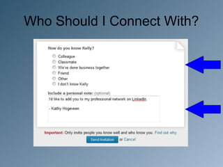 Who Should I Connect With?
 