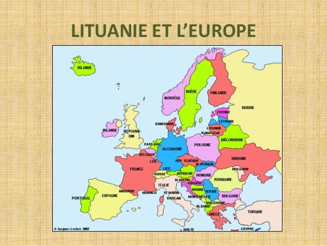 Nous Vous Presentons La Lituanie