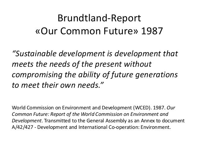 Livia Boscardin "Our Common Future" Developing a Non Livia Boscardin "Our Common Future" Developing a Non