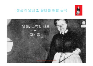 성공의 열쇠 2: 올바른 배합 공식성공의 열쇠 2: 올바른 배합 공식
단순 소박한 재료단순, 소박한 재료
+
저비용
La Mère Poulard International S.A.
 
