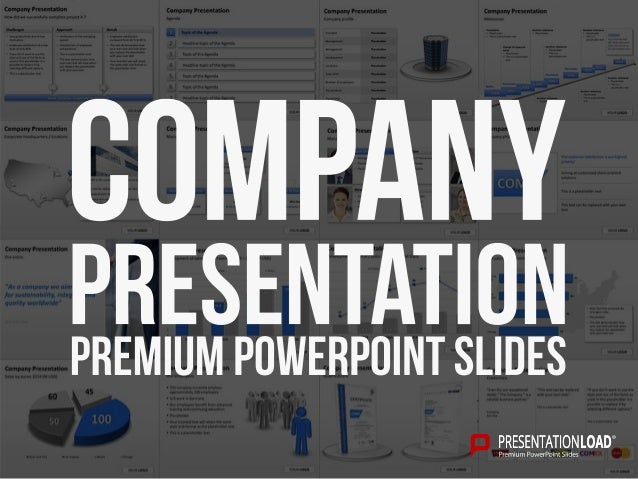 company presentation ppt slide template presentation company