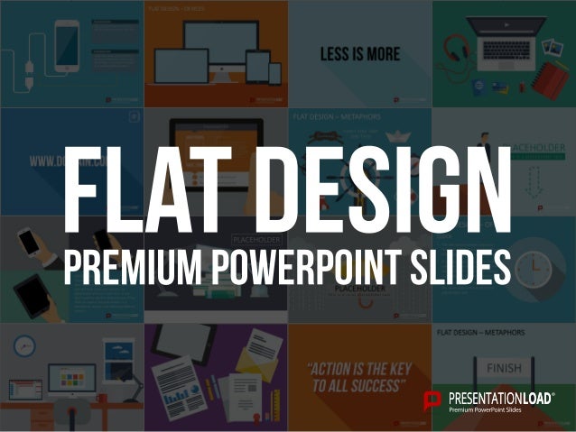 flat design powerpoint template